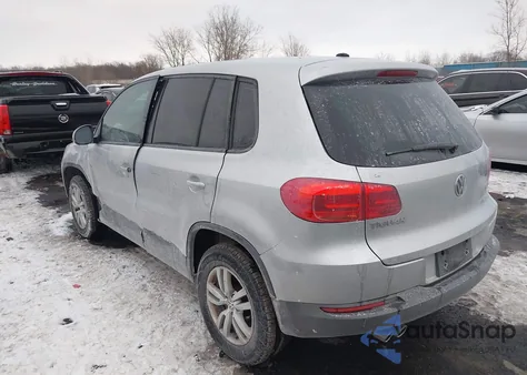 2013 Volkswagen Tiguan S из США, поврежденный, VIN WVGAV3AX2DW620804